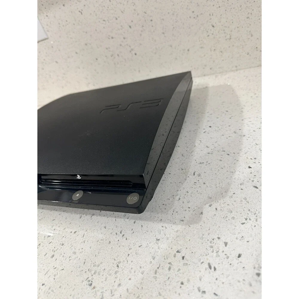 Sony PlayStation 3 PS3 CECH-2001a Console W/1 Controller Cords Games TESTED